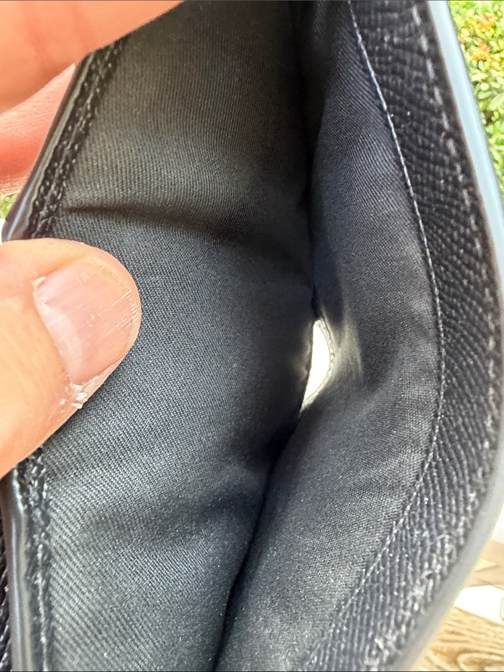 Coach Black Pebbled Leather Wallet with Silver Logo - Picture 10 of 15